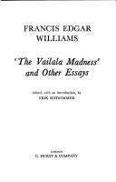 "The Vailala madness", and other essays by F. E. Williams