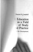 Cover of: Adult education as a field of study and practice: strategies for development