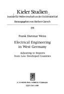 Cover of: Electrical engineering in West Germany: adjusting to imports from less developed countries