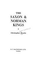 Cover of: The Saxon & Norman kings by Christopher Nugent Lawrence Brooke