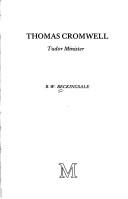 Cover of: Thomas Cromwell, Tudor minister