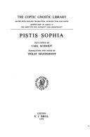 Cover of: Pistis Sophia (Nag Hammadi Studies , No 9) by 