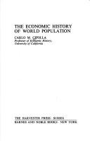 Cover of: The economic history of world population