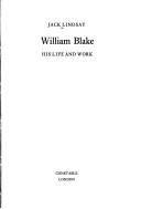 William Blake by Lindsay, Jack