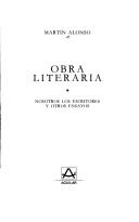 Cover of: Nosotros los escritores y otros ensayos by Martín Alonso Pedraz