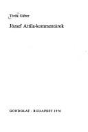 Cover of: József Attila-kommentárok