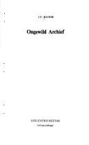 Cover of: Ongewild archief