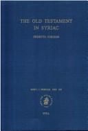 Cover of: The Old Testament in Syriac according to the Peshitta version