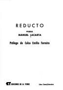 Cover of: Reducto: poesía