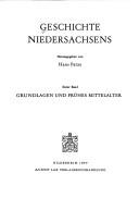 Cover of: Geschichte Niedersachsens by hrsg. von Hans Patze.