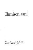 Cover of: Ihmisen ääni