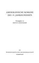 Cover of: Amerikanische Romane des 19. [neunzehnten] Jahrhunderts