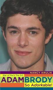 Cover of: Adam Brody: so adorkable!