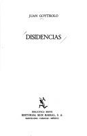 Cover of: Disidencias