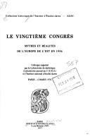 Cover of: Le Vingtième Congrès by Colloque organisé par le Laboratoire de slavistique ... et l'Institut national d'études slaves, Paris 6 mars 1976 ; [textes recueillis et présentés par René Girault].