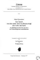 Cover of: Eyn buoch von dem edeln hern von Bruneczwigk als er uber mer fuore by Michel Wyssenhere