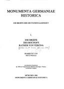 Die Briefe des Bischofs Rather von Verona by Ratherius of Verona