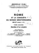 Cover of: Rome et la conquête du monde méditerranéen by Claude Nicolet