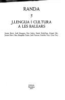 Cover of: Llengua i cultura a les Balears