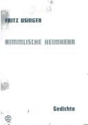 Cover of: Himmlische Heimkehr by Fritz Usinger