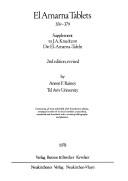 Cover of: El- Amarna tablets, 359-379: suppl. to J. A. Knudtzon, Die El-Amarna-Tafeln