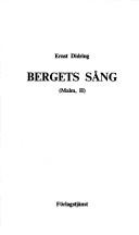 Cover of: Bergets sång