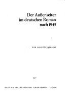Der Aussenseiter im deutschen Roman nach 1945 by Brigitte Neubert
