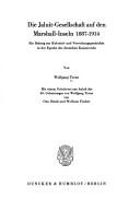 Cover of: Die Jaluit-Gesellschaft auf den Marshall-Inseln 1887-1914: ein Beitrag zur Kolonial- und Verwaltungsgeschichte in der Epoche des deutschen Kaiserreiches