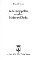 Cover of: Verfassungspolitik zwiwchen Macht und Recht