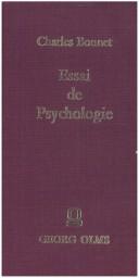 Cover of: Essai de psychologie by Charles Bonnet