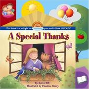 Cover of: A Special Thanks by Karen Hill