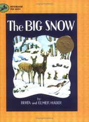 Cover of: The Big Snow (Stories to Go!) by 