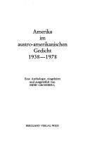 Cover of: Amerika im austro-amerikanischen Gedicht, 1938-1978: eine Anthologie