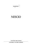 Cover of: Nescio by Rob Bindels