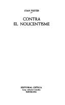 Cover of: Contra el Noucentisme
