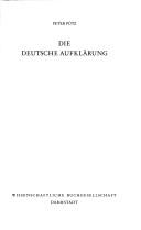 Cover of: Die Deutsche Aufklärung