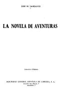 Cover of: La novela de aventuras