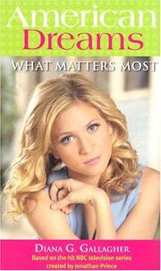 Cover of: What matters most