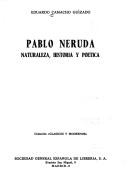 Cover of: Pablo Neruda by Eduardo Camacho Guizado