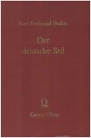 Cover of: Der deutsche Stil