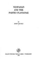 Cover of: Vespasian and the partes Flavianae by Nicols, John.