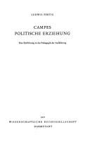 Cover of: Campes politische Erziehung by Ludwig Fertig