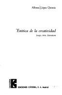 Cover of: Estética de la creatividad: juego, arte, literatura