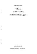 Cover of: Voltaire und die Grafen zu Schaumburg-Lippe