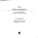 Cover of: Götz Friedrich: Abenteuer Musiktheater, Konzepte, Versuche, Erfahrungen