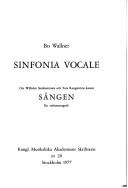 Sinfonia vocale by Bo Wallner