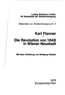 Cover of: Wiener Flugschriften zur sozialen Frage 1848