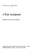 L' État enseignant by Pascale Gruson