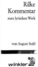 Cover of: Rilke-Kommentar zum lyrischen Werk
