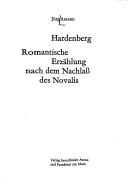 Cover of: Hardenberg by Jürg Amann